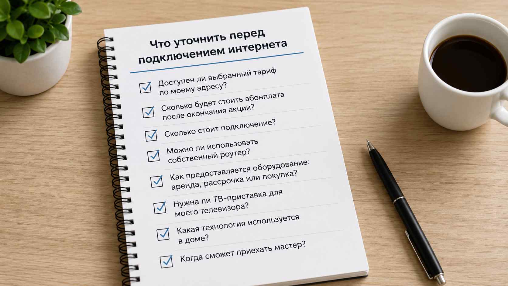 Что уточнить перед подключением домашнего интернета